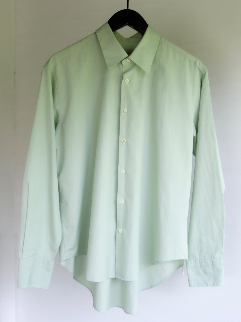 Comme Si La Shirt Classica Sage Poplin Cotton Like New - Picture 2 of 6